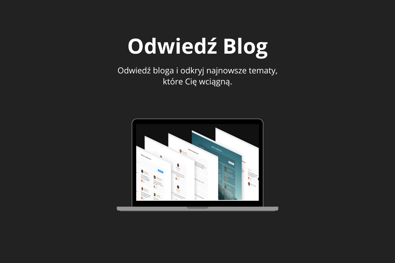 Zrzut ekranu z filmu BLOG